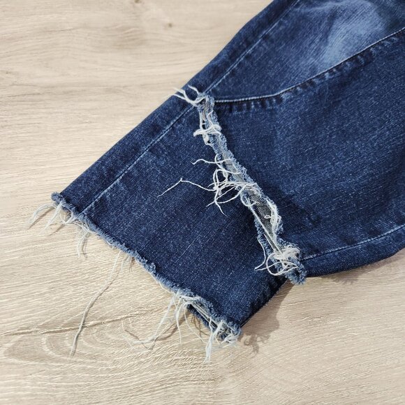 J.Crew Flex Denim Jeans Raw Hem Mens Size W31 L30 (Actual W31x L26) - Picture 12 of 16